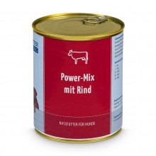 Wet Food Power-Mix with beef