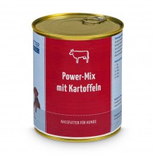 Nassfutter Power-Mix mit Rind & Kartoffeln