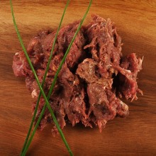 Minced horse muscle meat