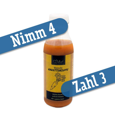 Moro's Carrot Soup - take 4, pay 3 Moro's Carrot Soup - take 4, pay 3 - Frostfutter Vertrieb