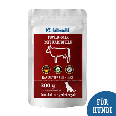 Wet Food Power-Mix with beef & potatoes - Frostfutter Vertrieb