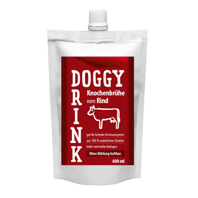 Doggy Drink vom Rind - Frostfutter Vertrieb