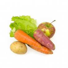 Gelbes Gemüse-Obst-Allerlei