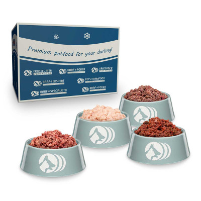 BARF-Menü-Paket für kleine Hunde - Frostfutter Vertrieb