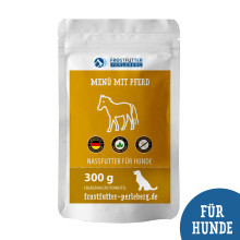Wet Food - Complete Menu with horse