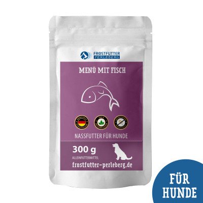 Menü mit Fisch (Nassfutter) - Frostfutter Vertrieb