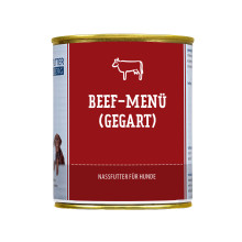 Menü mit Rind (Nassfutter)
