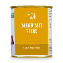 Wet Food - Complete Menu with horse