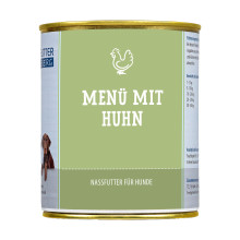 Menü mit Huhn (Nassfutter)
