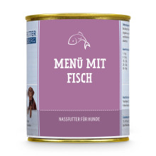 Menü mit Fisch (Nassfutter)