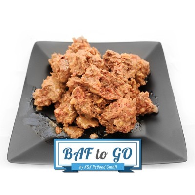 Horse Menu (minced and cooked) - BAF to GO Horse Menu (minced and cooked) - BAF to GO - Frostfutter Vertrieb