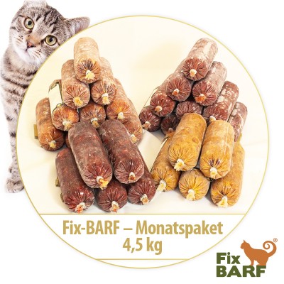 4,5 kg – Fix-BARF - Monthly Package (Mix 1) - Frostfutter Vertrieb